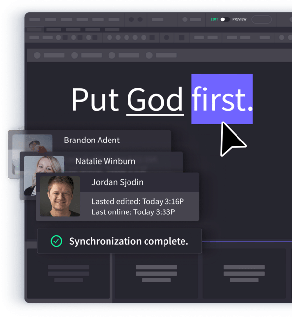 Team collaboration in Proclaim