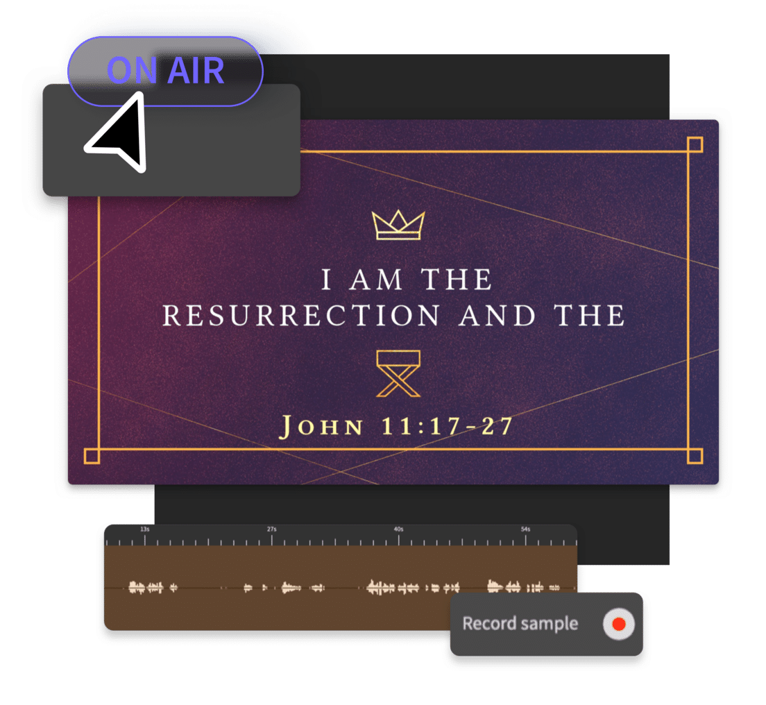 Sermon recording and publishing in Proclaim