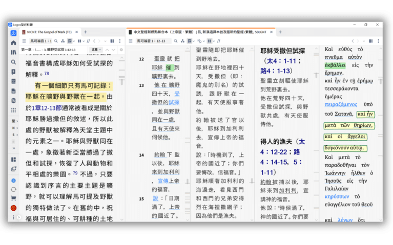 NIC Mark 和聖經譯本比較