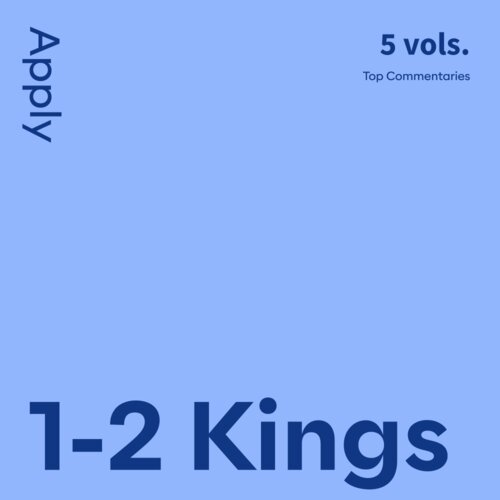 1-2 Kings Commentaries: Apply (5 vols.)