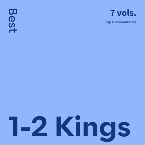 Best 1-2 Kings Commentaries (7 vols.)
