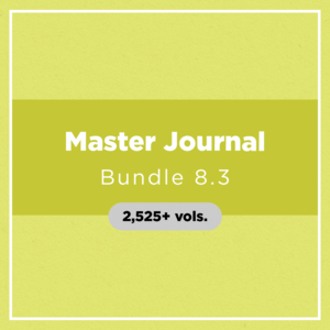 Master Journal Bundle 8.3 (2,525+ vols.)