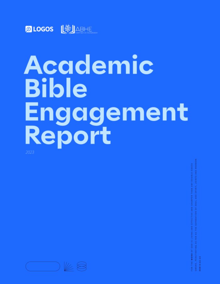 Academic Bible Engagement Report cover