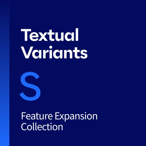 Textual Variants Feature Expansion, S