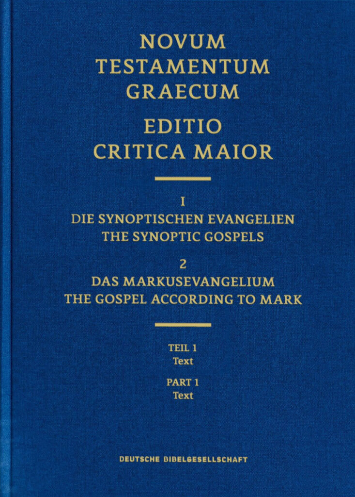 Markusevangelium: Text (Editio Critica Maior | ECM) (Band I/2.1)