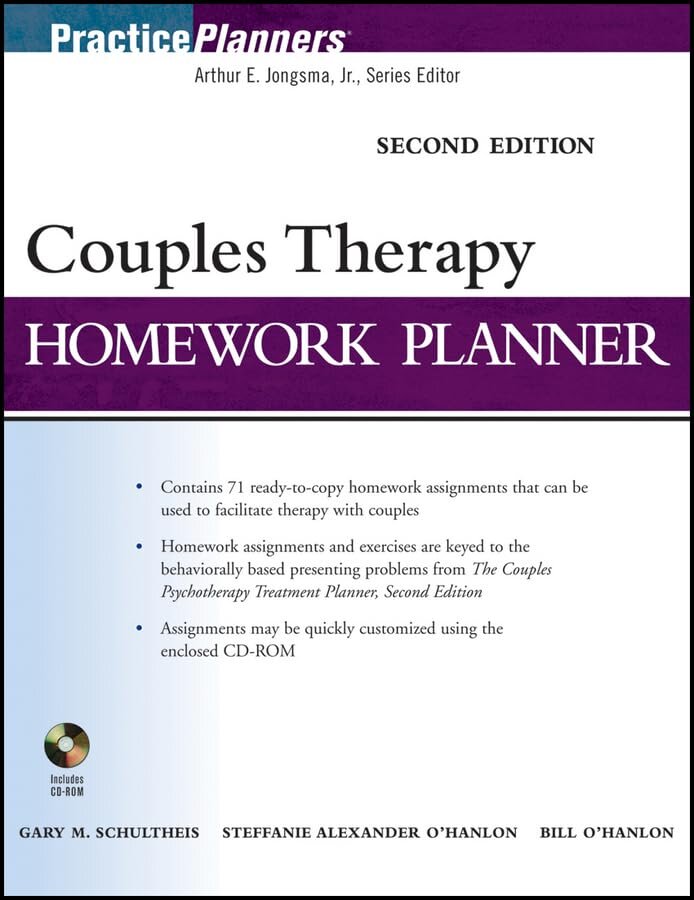 Couples Therapy Homework Planner Verbum 8139