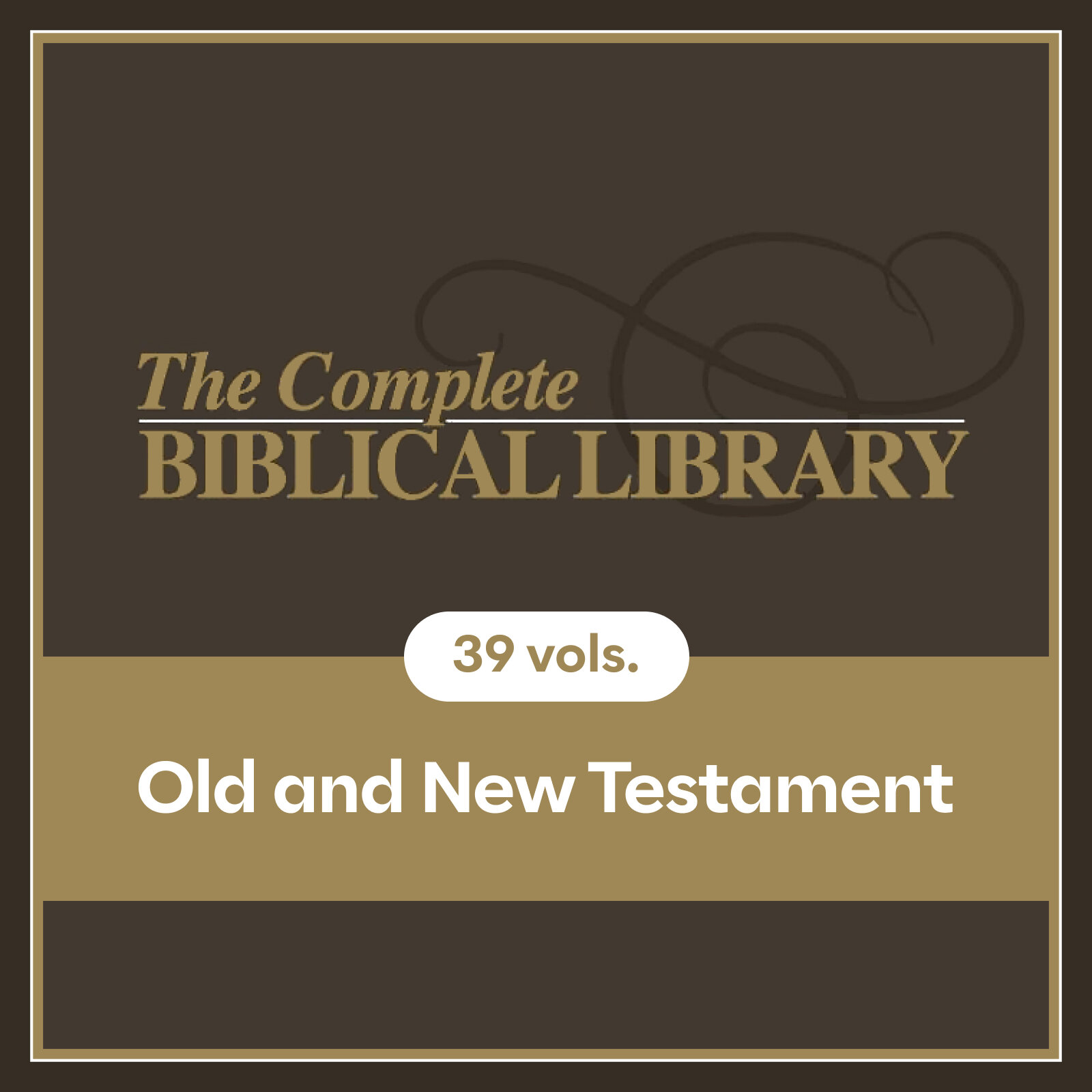 Old and New Testament, 39 vols. (The Complete Biblical Library | CBL)