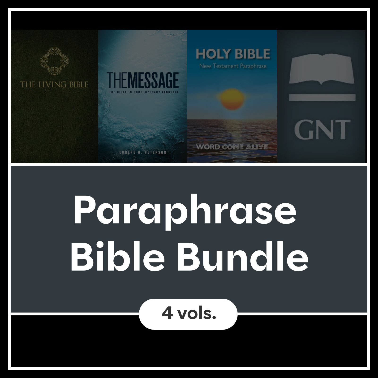 Paraphrase Bible Bundle (4 vols.)