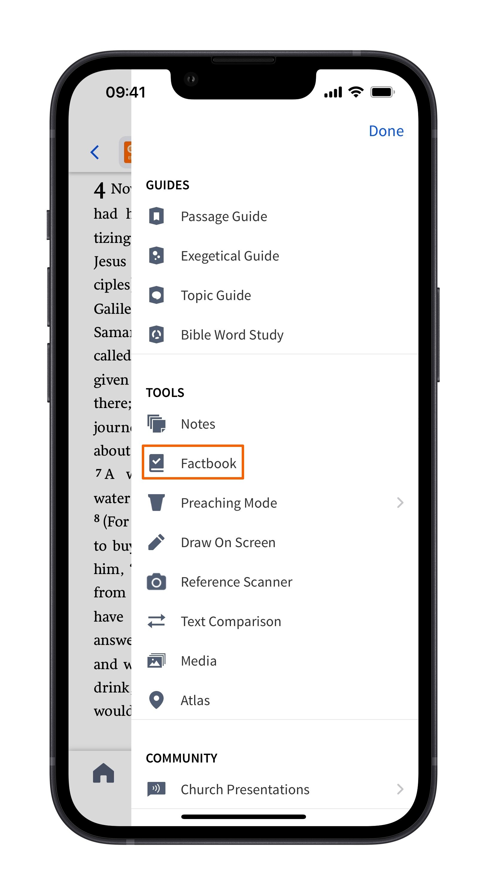 Open Factbook on Logos Mobile