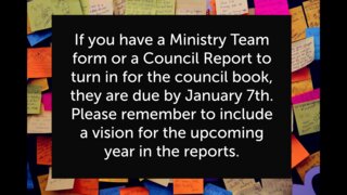 Council Book Deadlines