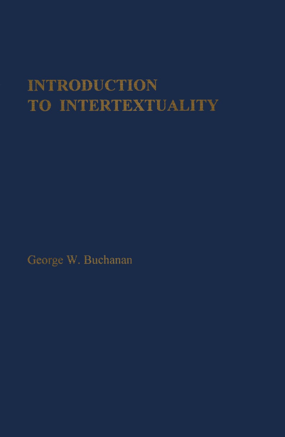 Introduction to Intertextuality