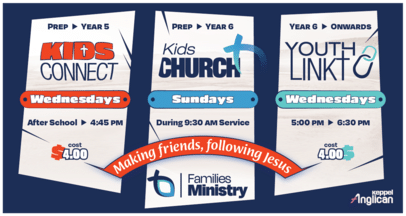 Families Ministry KIDS CONNECT Kids CHURCH YOUTH LINKT
