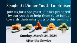 Spaghetti Dinner Youth Fundraiser