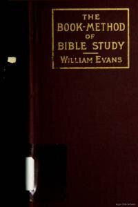The book-method of Bible study