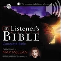 Listener’s Audio Bible - New International Version, NIV: Complete Bible: Vocal Performance by Max McLean (audio)