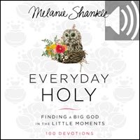 Everyday Holy: Finding a Big God in the Little Moments (A 100-Day Devotional) (Audio)