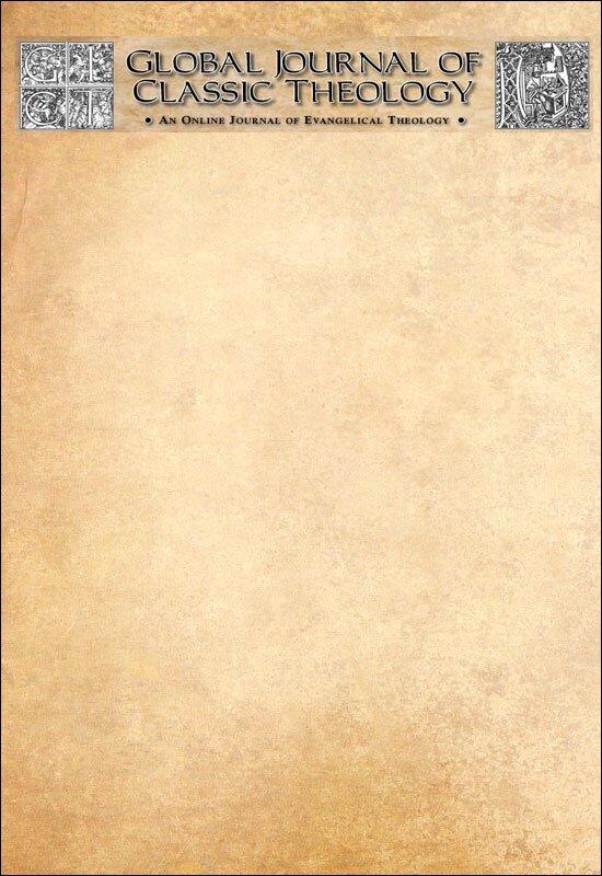 Global Journal of Classical Theology Volume 11