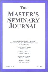 Master’s Seminary Journal Volume 10
