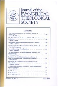 Journal of the Evangelical Theological Society Volume 25