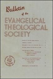 Journal of the Evangelical Theological Society Volume 7
