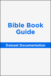 Bible Book Guide Dataset Documentation