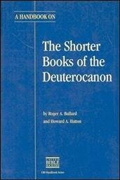 A Handbook on the Shorter Books of the Deuterocanon | Logos Bible Software