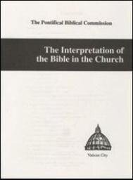 The Interpretation of the Bible in the Church