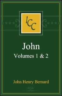 A Critical and Exegetical Commentary on the Gospel according to St John, Volumes 1 & 2 (ICC)