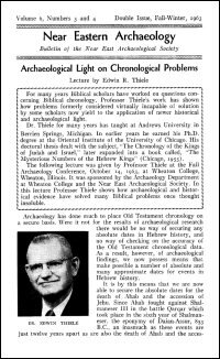 Near Eastern Archaeology: Bulletin of the Near East Archaeological Society, Volume 6, Nos. 3–4, Fall–Winter 1963