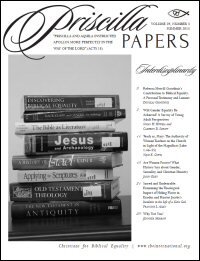 Priscilla Papers, Volume 29, Number 3, Summer 2015