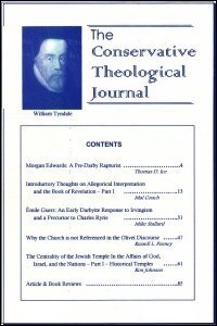Conservative Theological Journal, Volume 4