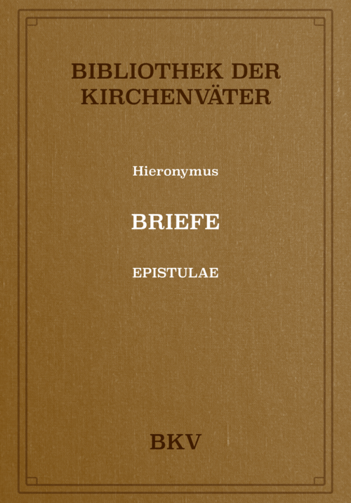 Briefe von Hieronymus (Epistulae)
