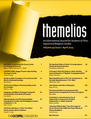 Themelios: Volume 49, No. 1, April 2024