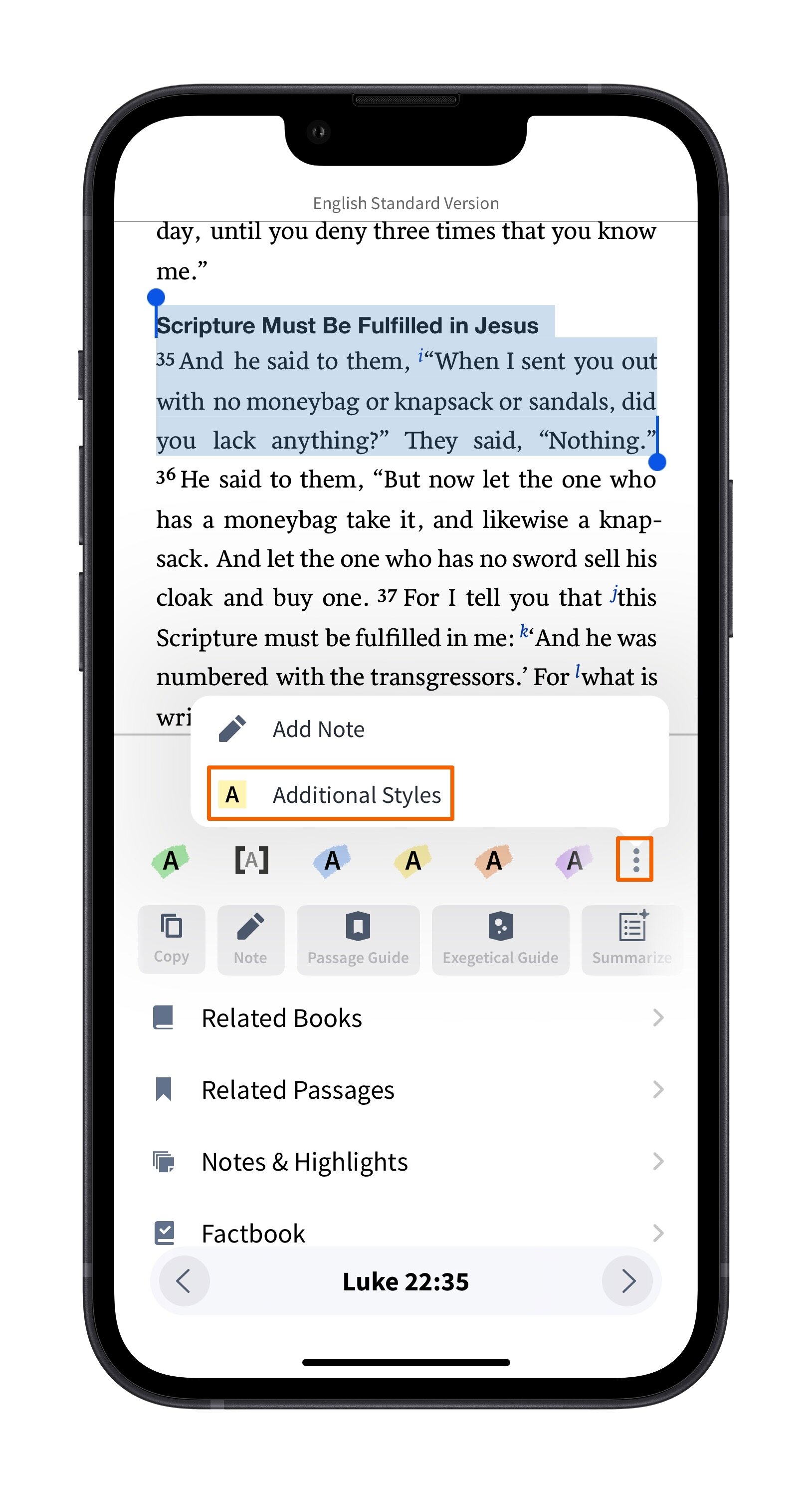 Add Additional Highlight Styles