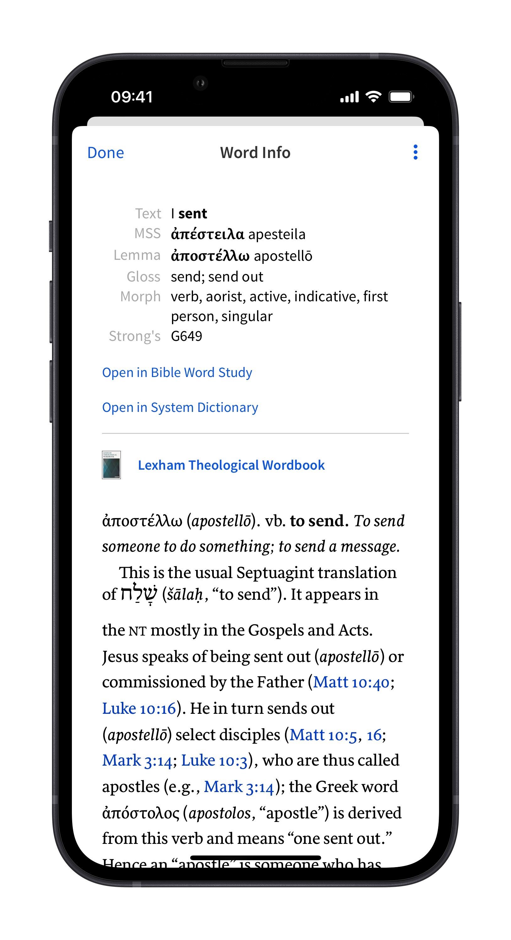 Word Info Access Lexicon