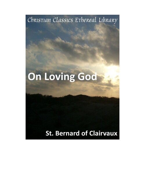 On Loving God