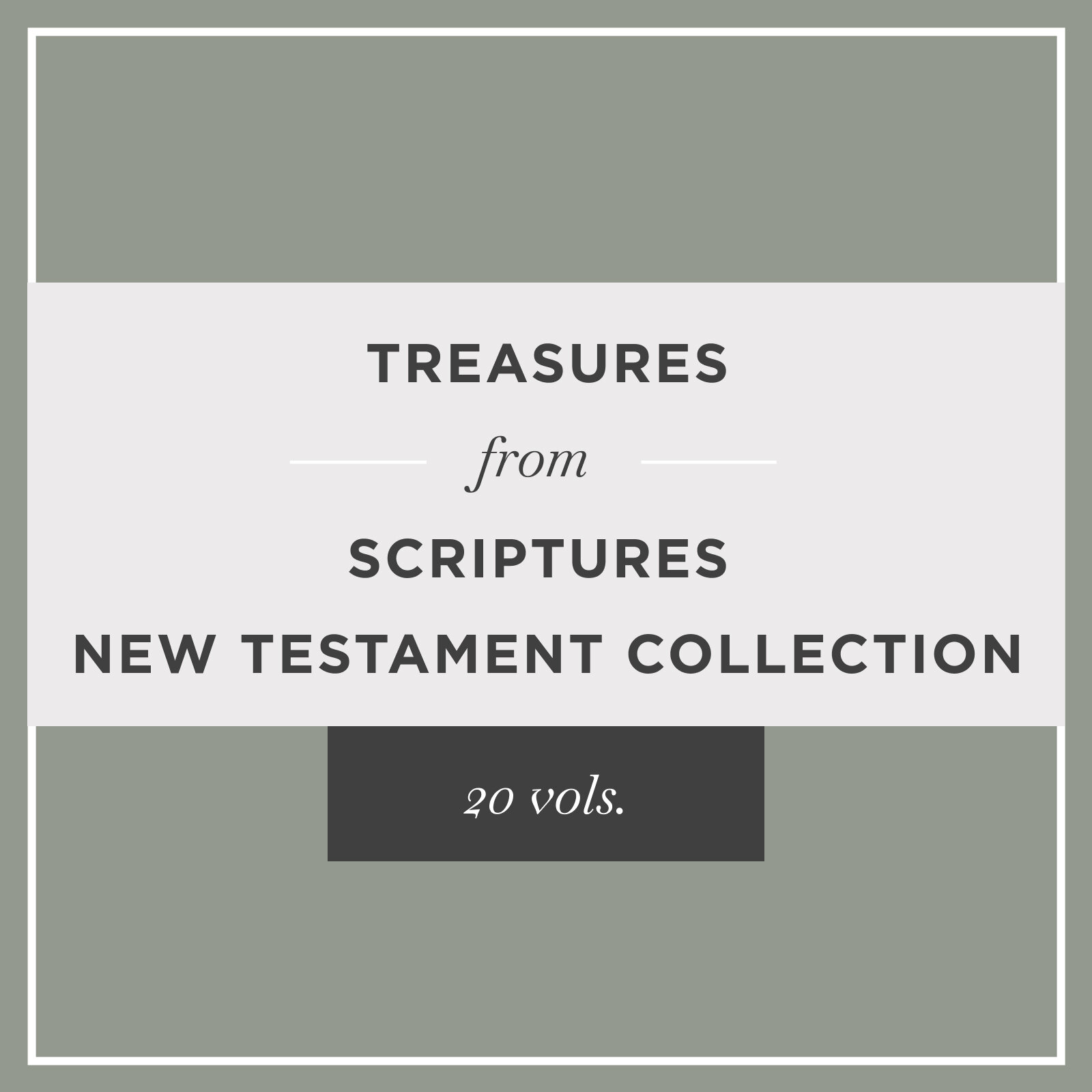 Treasures from the Scriptures New Testament Collection (20 vols.)