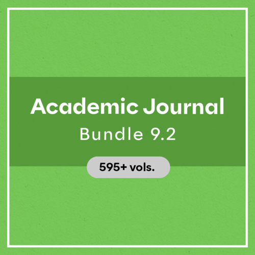 Academic Journal Bundle 9.2 (595+ vols.)