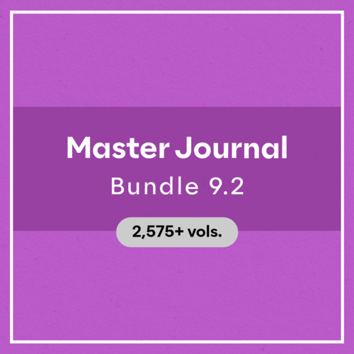 Master Journal Bundle 9.2 (2,575+ vols.)