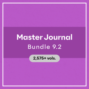 Master Journal Bundle 9.2 (2,575+ vols.)