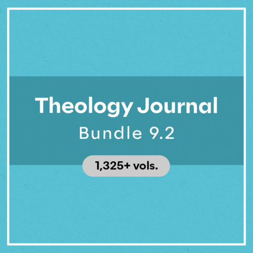 Theology Journal Bundle 9.2 (1,325+ vols.)