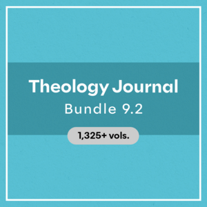 Theology Journal Bundle 9.2 (1,325+ vols.)