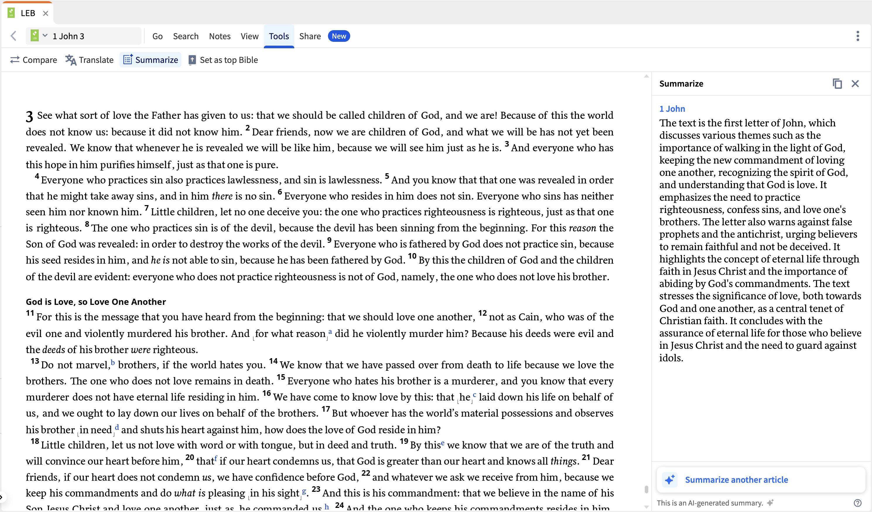 Summary Of Bible Book