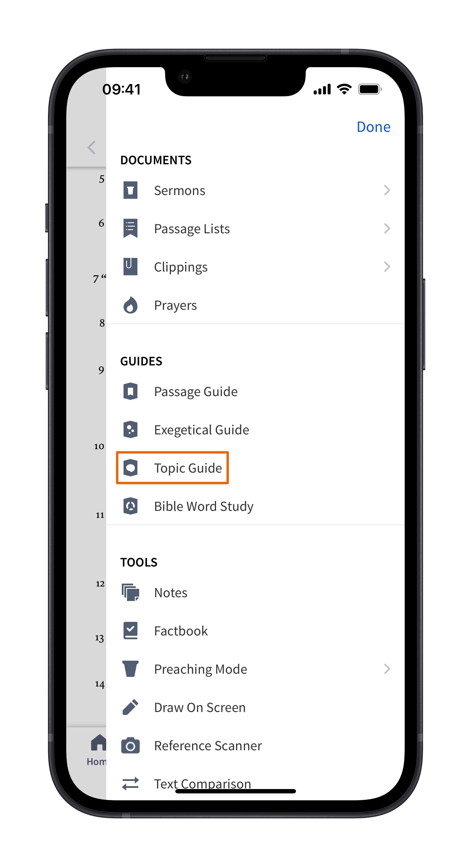 Open Topic Guide
