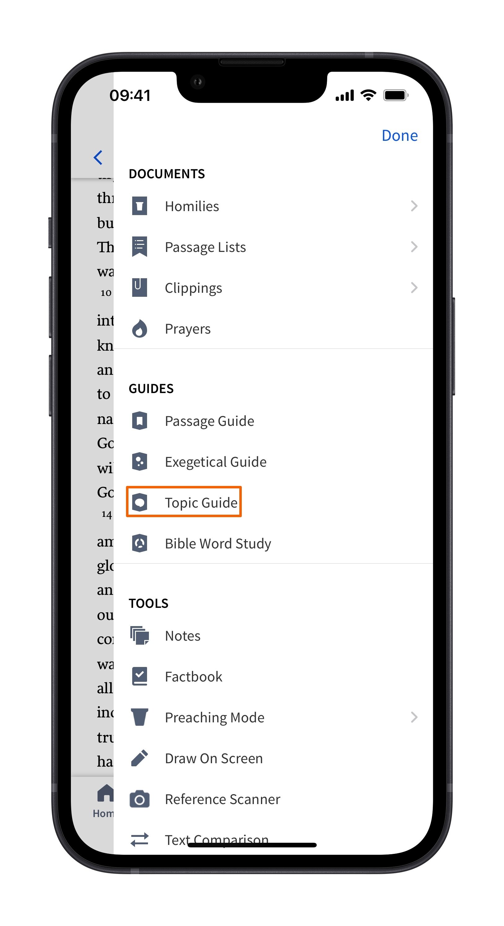 Open Topic Guide