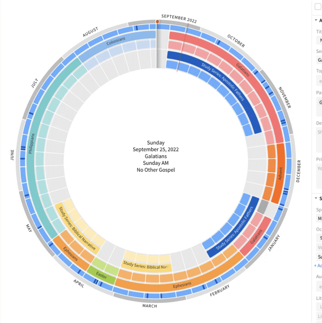 Radial Calendar