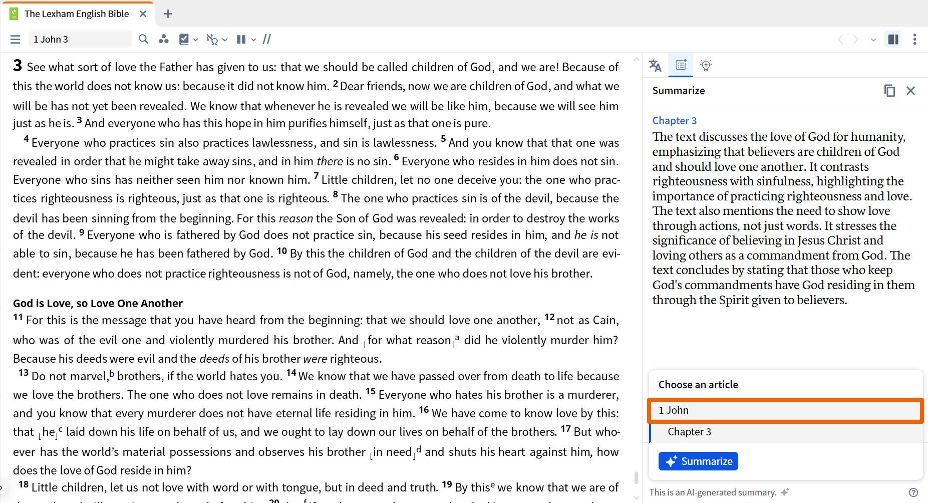 Select Biblical Book To Summarize (Desktop)