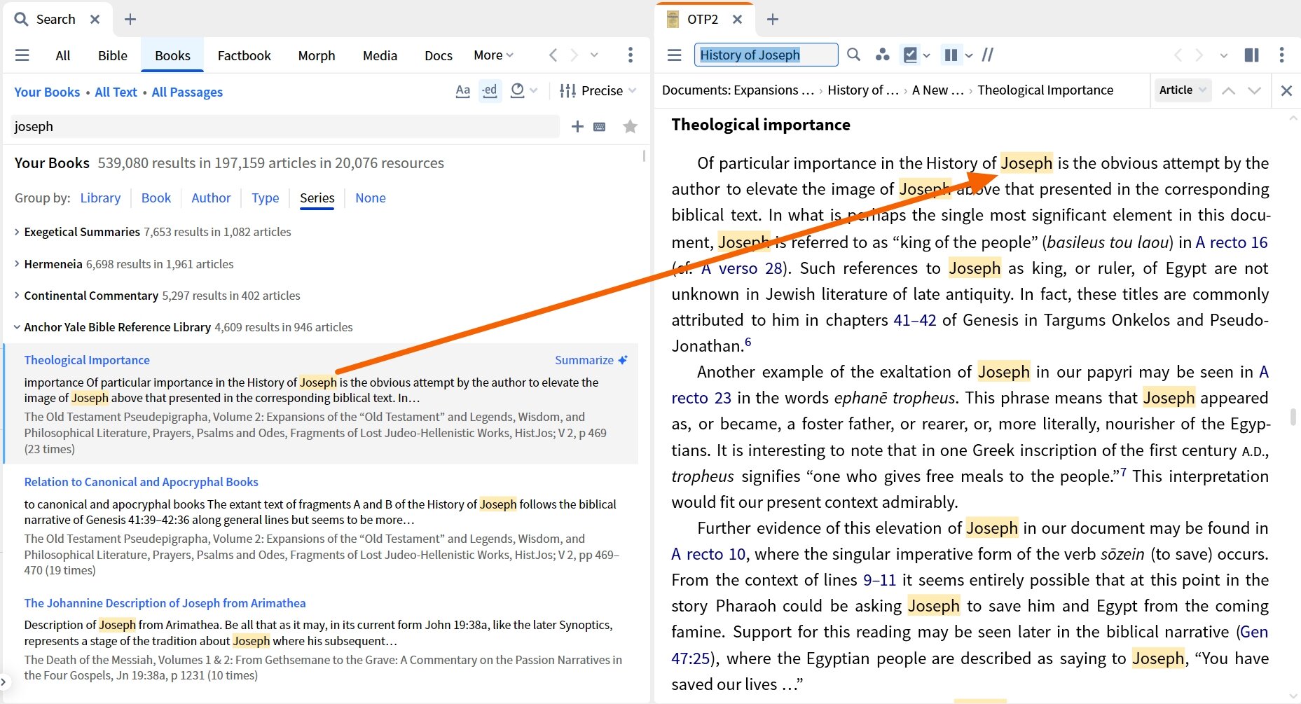 Books Search - Group By Series