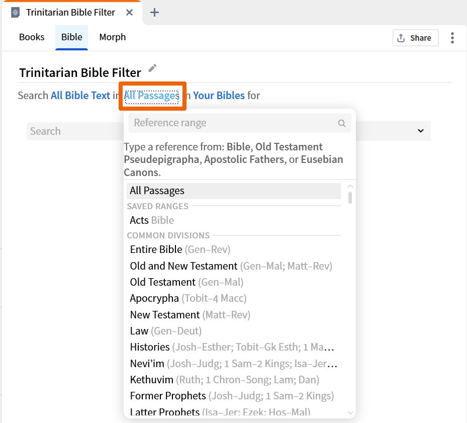 Visual Filter - Bible Type Select Passage