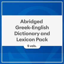 Abridged Greek-English Dictionary and Lexicon Pack (5 vols.)
